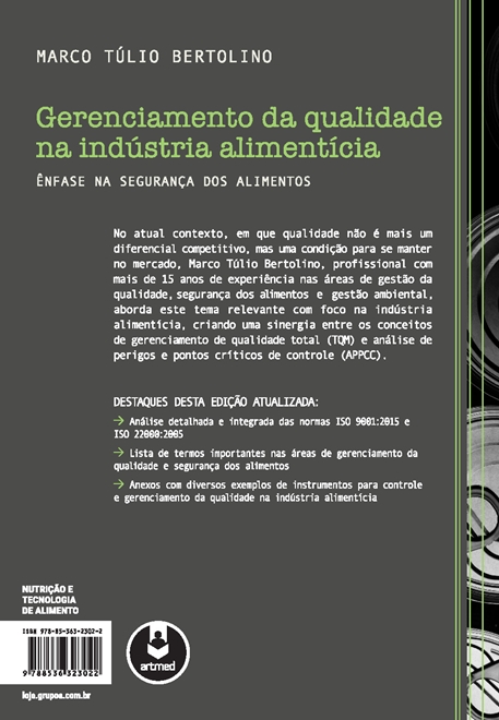 Gerenciamento da Qualidade na Indústria Alimentícia