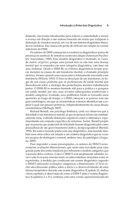 Guia para o Exame Diagnóstico Segundo o DSM-5