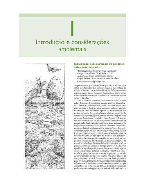 Biologia dos Invertebrados