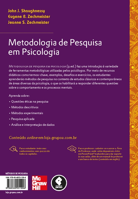 Metodologia de Pesquisa em Psicologia