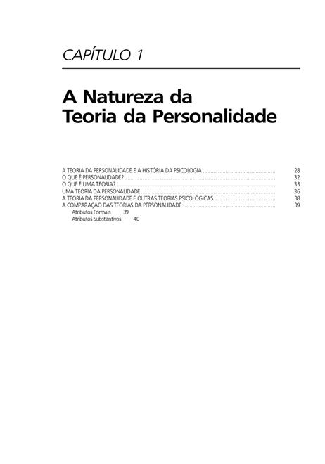 Teorias da Personalidade