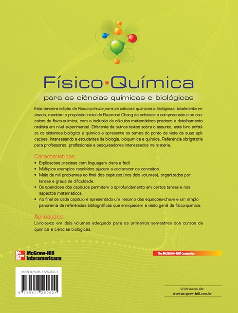 Físico-Química para as Ciências Químicas e Biológicas