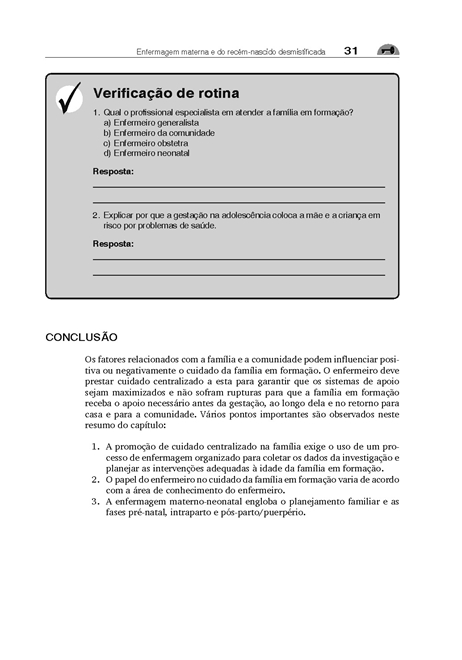 Enfermagem Materna e do Recém-Nascido Desmistificada