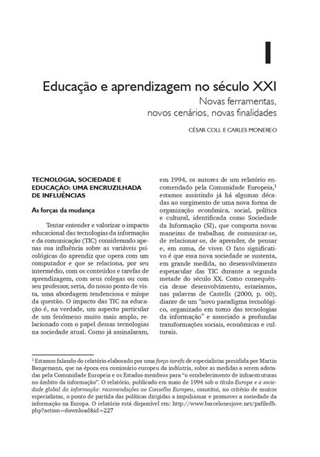 Psicologia da Educação Virtual