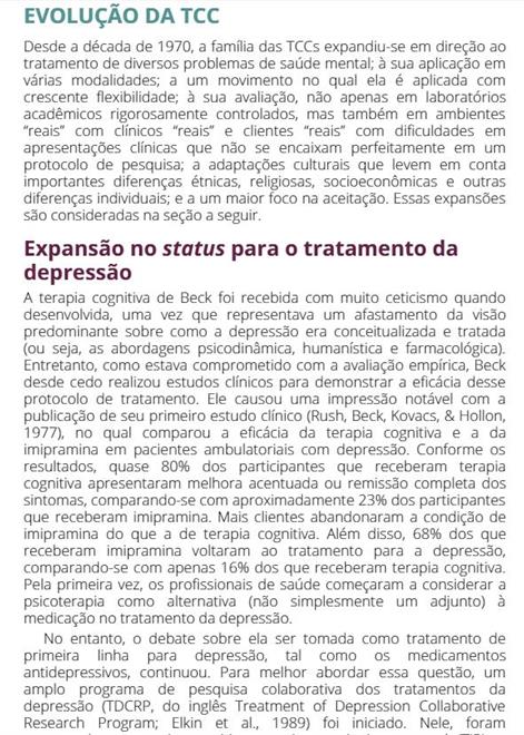 Inovações em Terapia Cognitivo-Comportamental