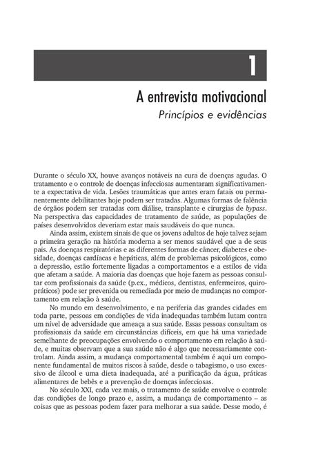 Entrevista Motivacional no Cuidado da Saúde