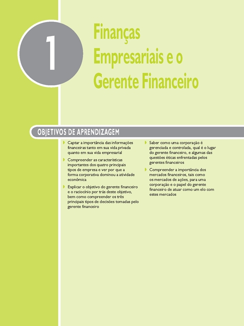 Fundamentos de Finanças Empresariais