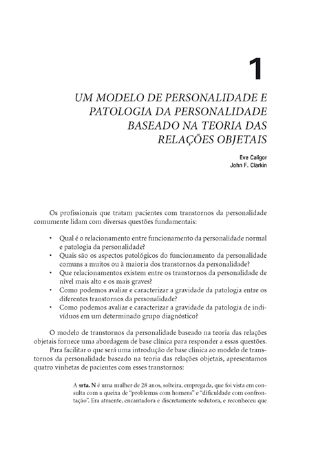 Psicoterapia Psicodinâmica para Transtornos da Personalidade