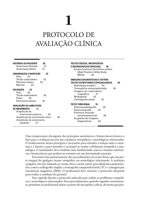 Manual Fotográfico de Testes Ortopédicos e Neurológicos