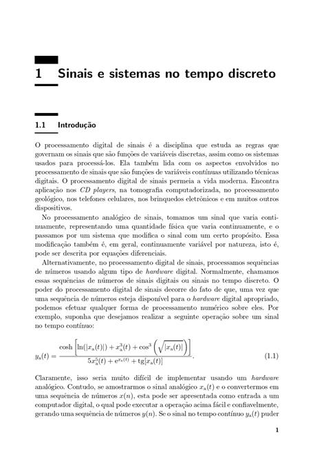 Processamento Digital de Sinais