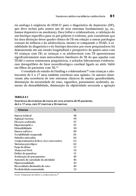 Transtornos Afetivos na Infância e Adolescência