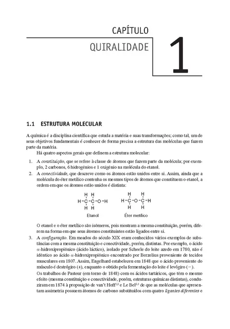 Introdução à Estereoquímica e à Análise Conformacional
