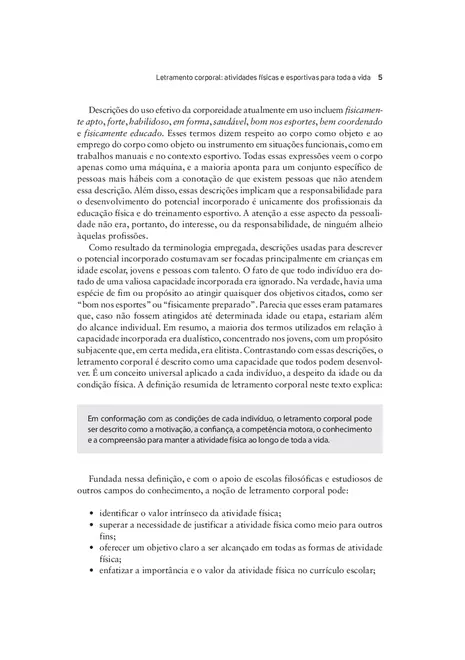 Letramento Corporal