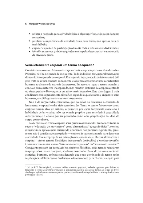 Letramento Corporal