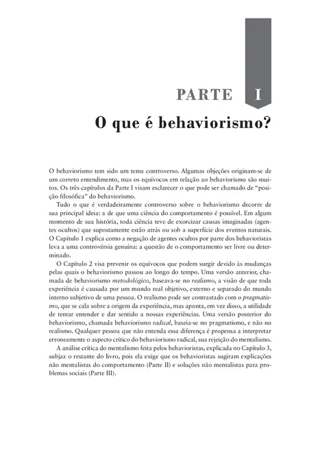 Compreender o Behaviorismo