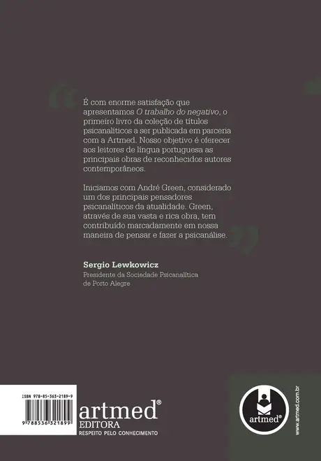 O Trabalho Do Negativo