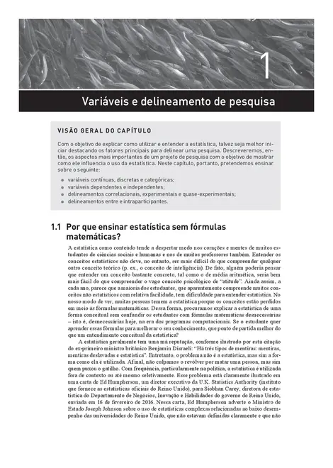Estatística Sem Matemática para Psicologia