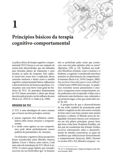 Aprendendo a Terapia Cognitivo-Comportamental