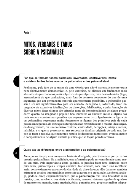 Aproximando-se da Psicanálise Num Jogo de Perguntas e Respostas