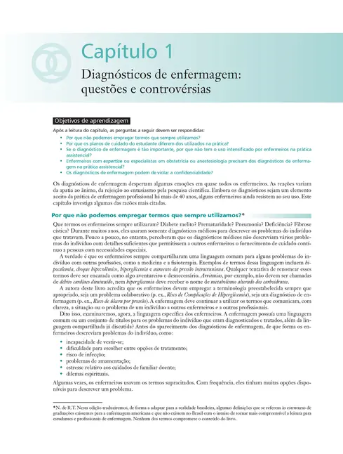 Diagnósticos de Enfermagem