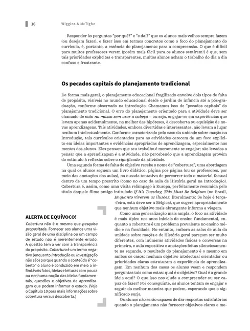 Planejamento para a Compreensão