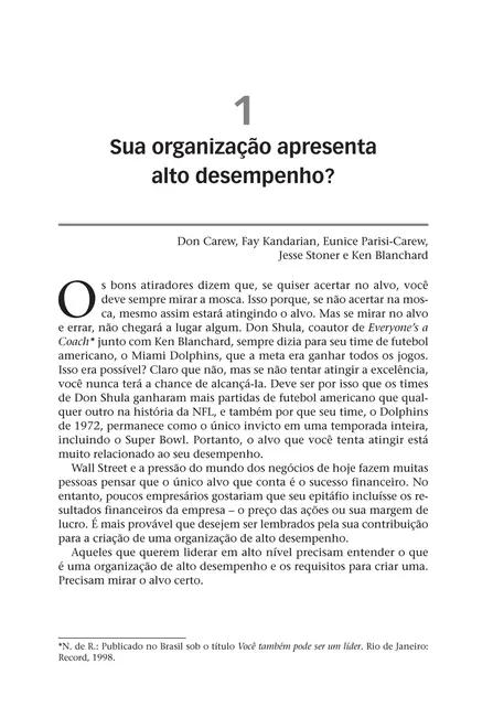 Liderança de Alto Nível