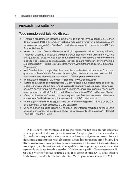 Inovação e empreendedorismo