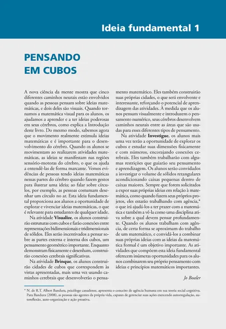 Mentalidades Matemáticas na Sala de Aula