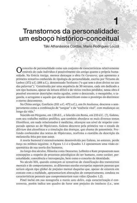 Transtornos da Personalidade