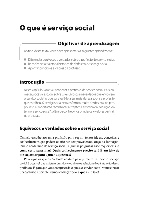 FEMAF ESTUDO DIRIGIDO SACIRA - Introdução ao Serviço Social