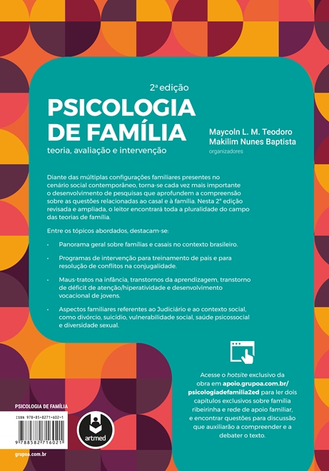 Livro 'Psicologia de Família' por Maycoln L. M. Teodoro