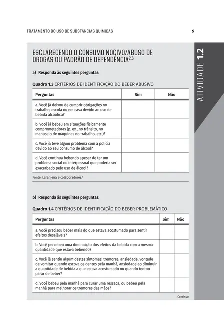 Tratamento do Uso de Substâncias Químicas