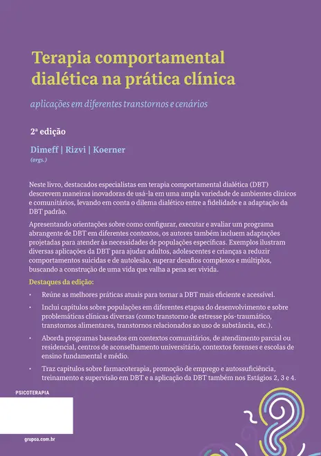 Terapia comportamental dialética na prática clínica
