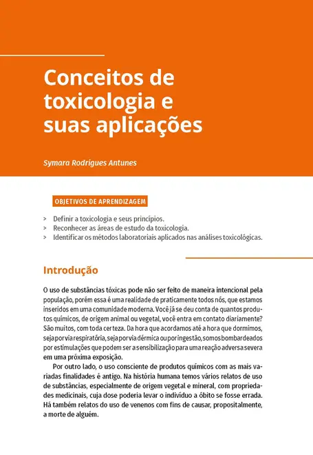 Toxicologia