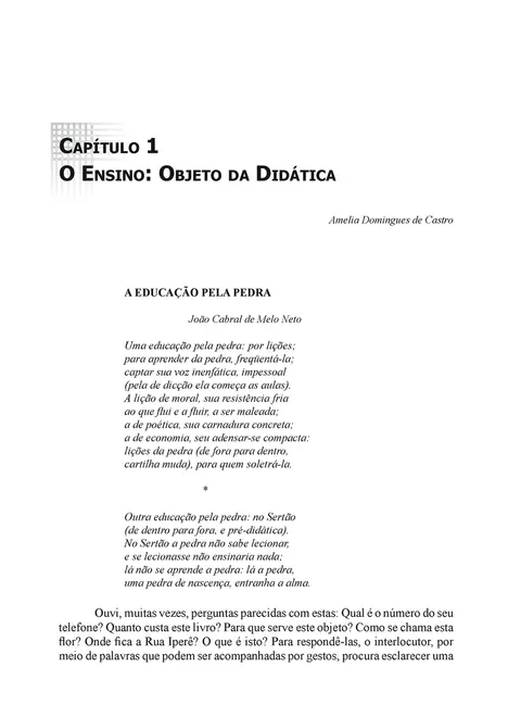 Ensinar a ensinar