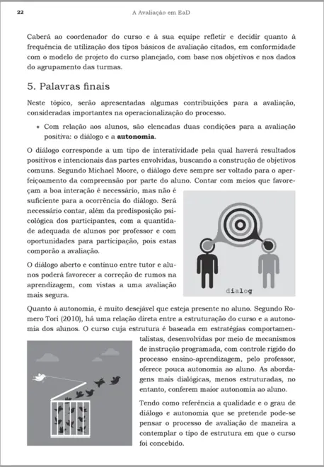 A AVALIACAO EM EAD