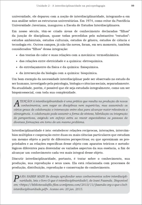 Fundamentos da Psicopedagogia