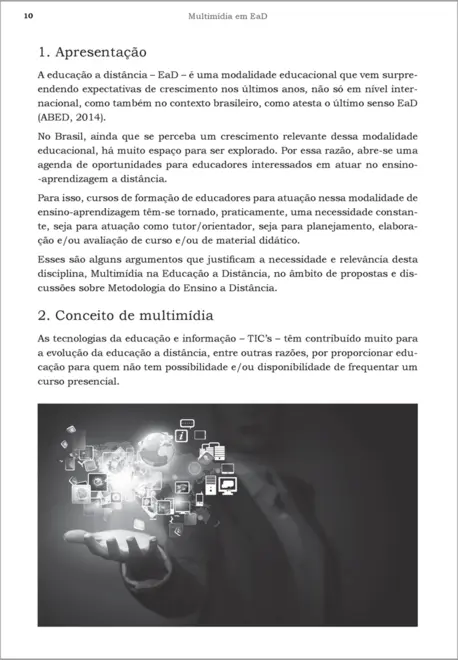 MULTIMIDIA EM EDUCACAO A DISTANCIA