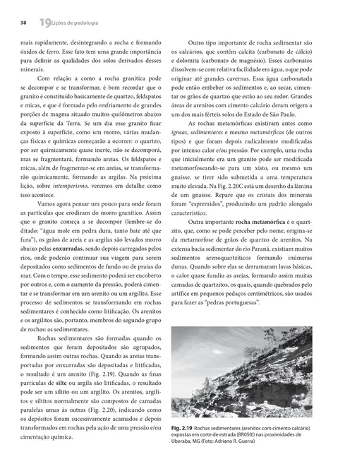 19 lições de pedologia