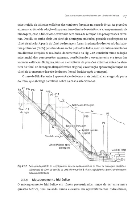 Patologia de túneis hidráulicos