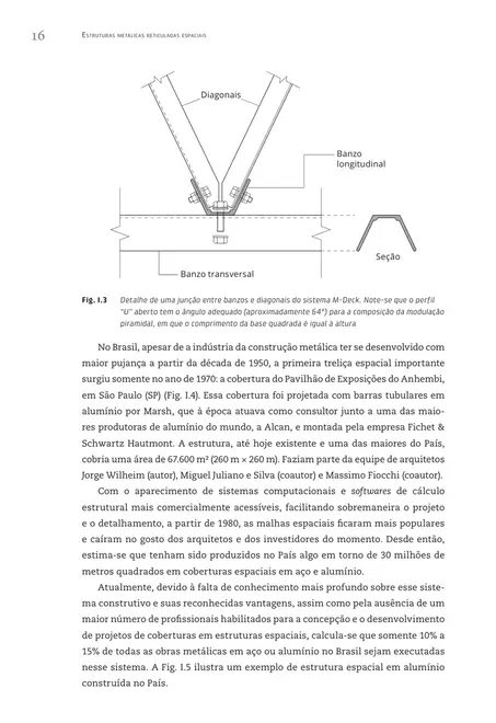 Estruturas metálicas reticuladas espaciais