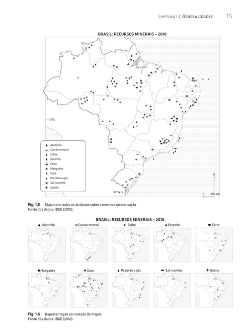 Mapas, gráficos e redes