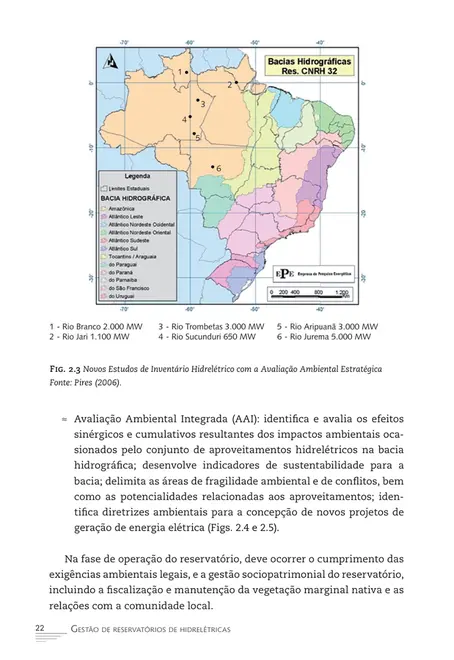 Gestão de reservatórios de hidrelétricas