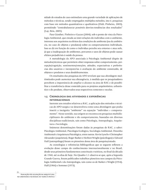 Avaliação pós-ocupação