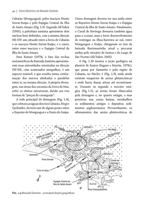 Solos marinhos da Baixada Santista