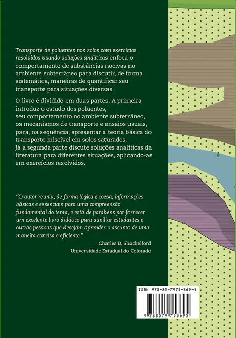 Transporte de poluentes nos solos: Com exercícios resolvidos
