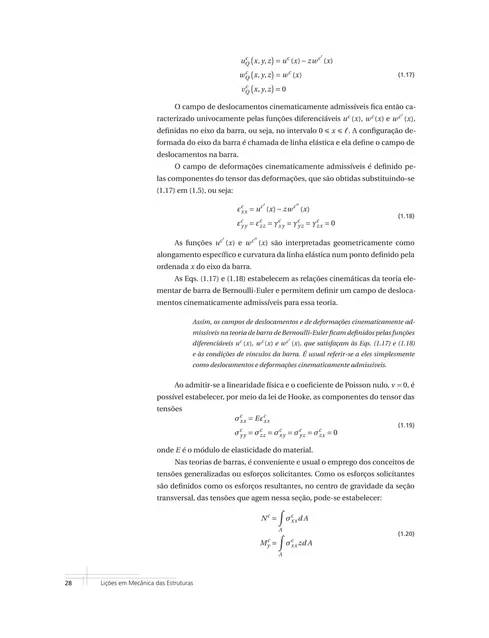 Lições em mecânica das estruturas