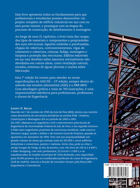 Edifícios industriais em aço: projeto e cálculo
