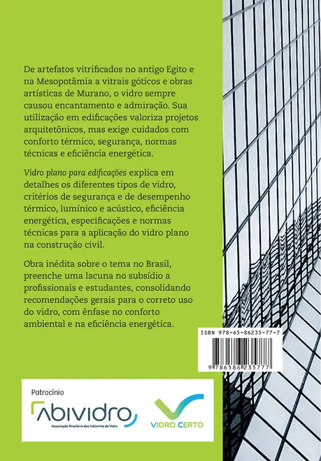 Vidro plano para edificações