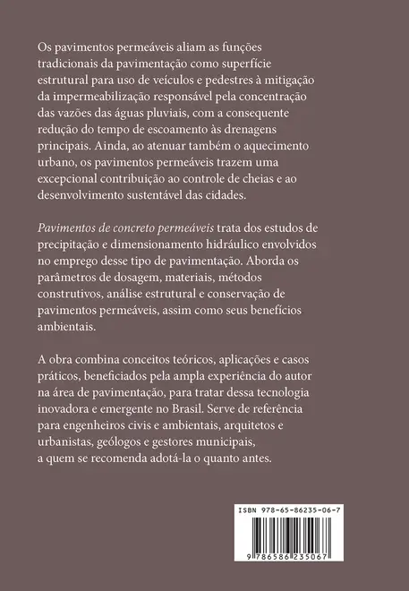 Pavimentos de concreto permeáveis